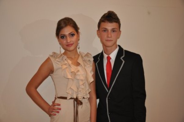 Emil şi Alina, câştigătorii concursului de Miss & Mister de la Liceul Pedagogic